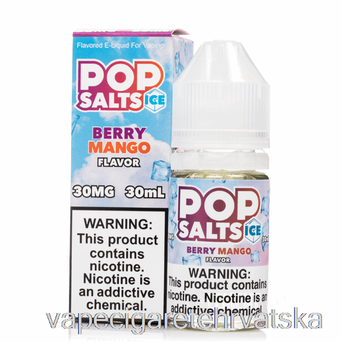 Vape Cigarete Ice Berry Mango - Pop Soli - 30ml 30mg